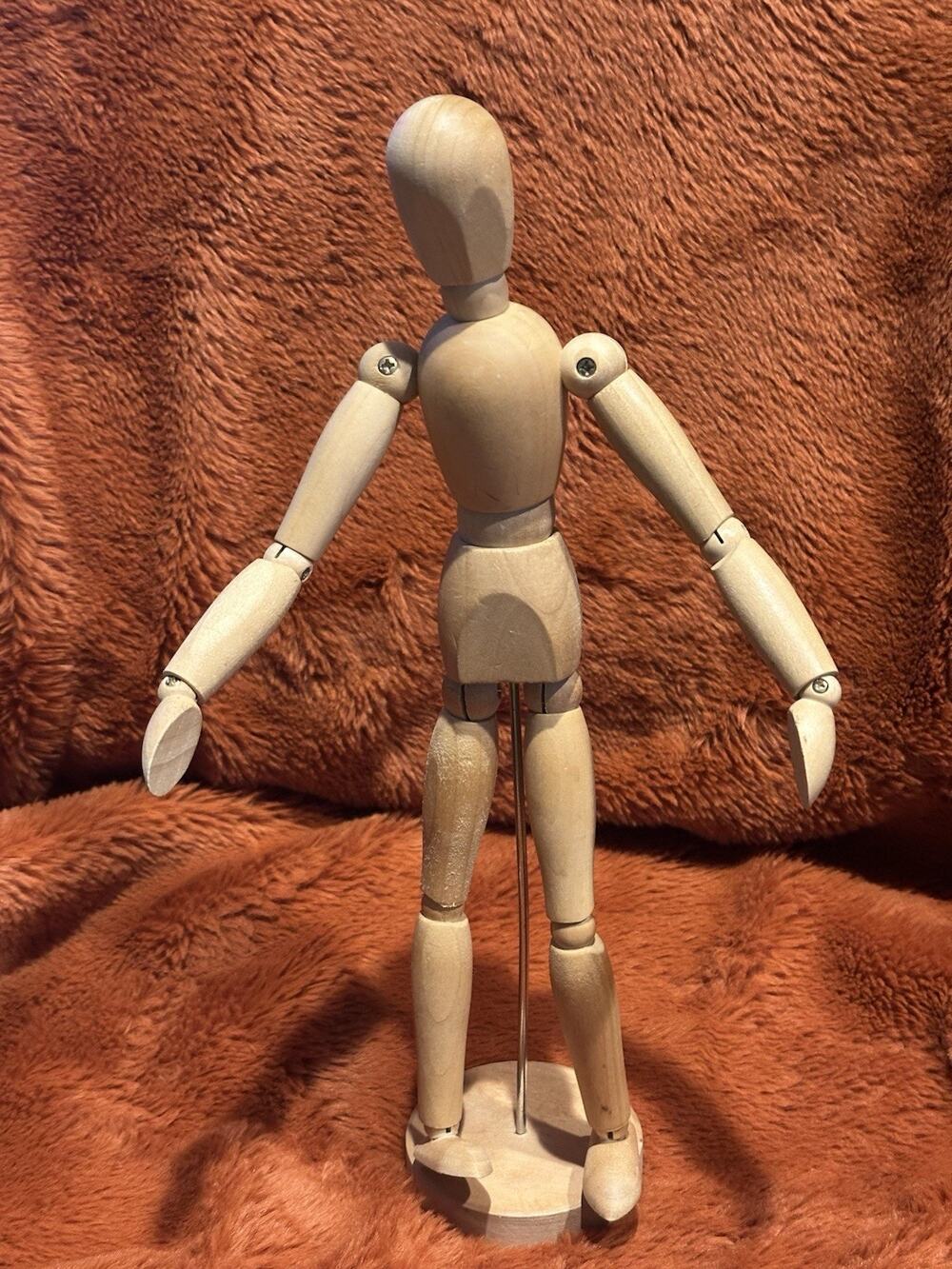 IKEA Gestalta Artist’s Figure Natural 13" Wooden Posable Bendable Figure Decor